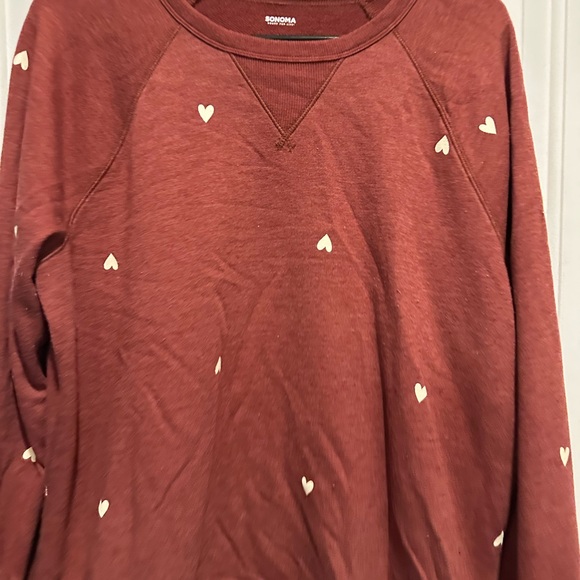 Sonoma Brick Red Knit Top - Picture 2 of 3